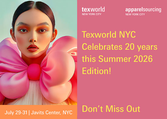 Texworld NYC Celebrate 20 years this Summer 2026 Edition!
